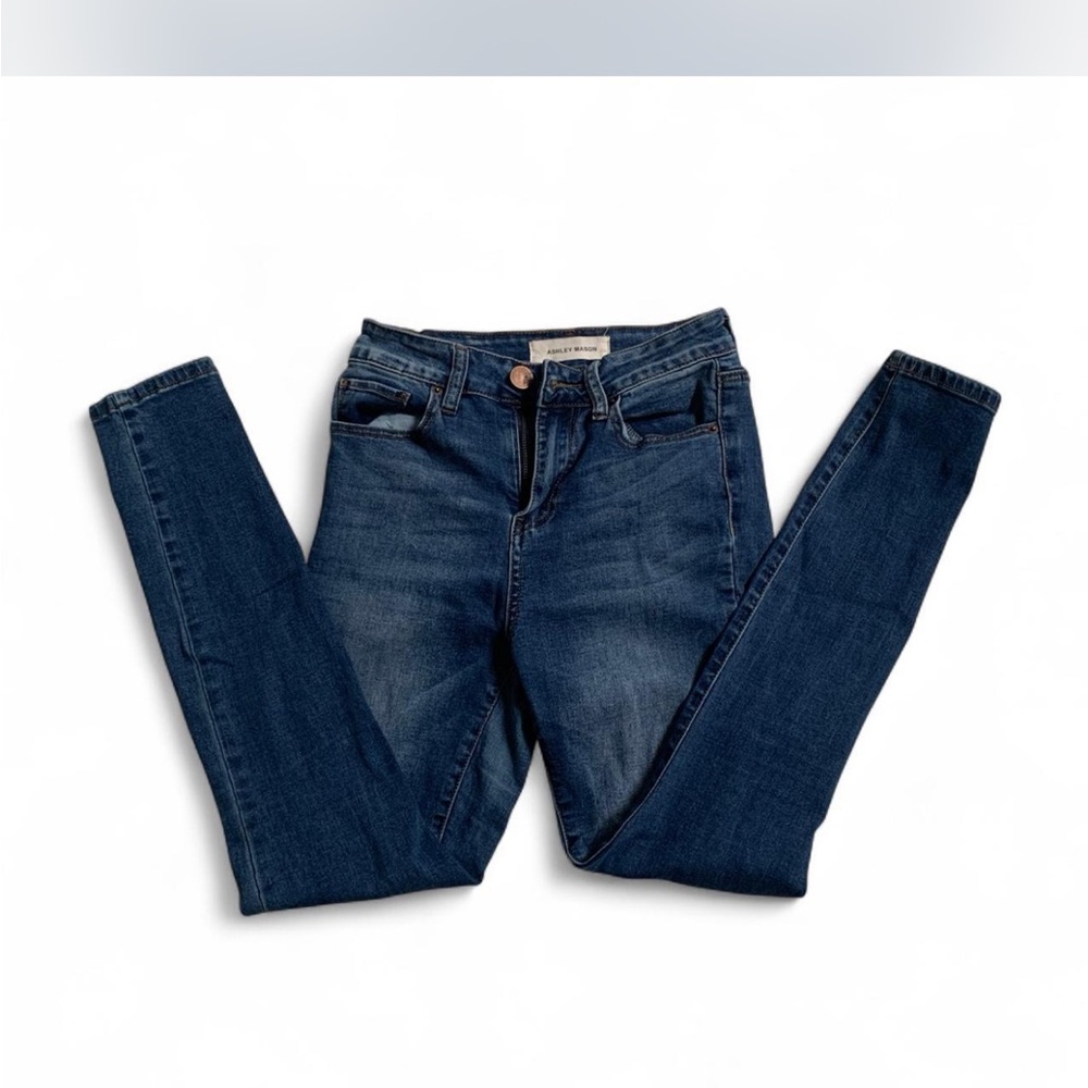 Ashley Mason Dark Blue Skinny Jeans